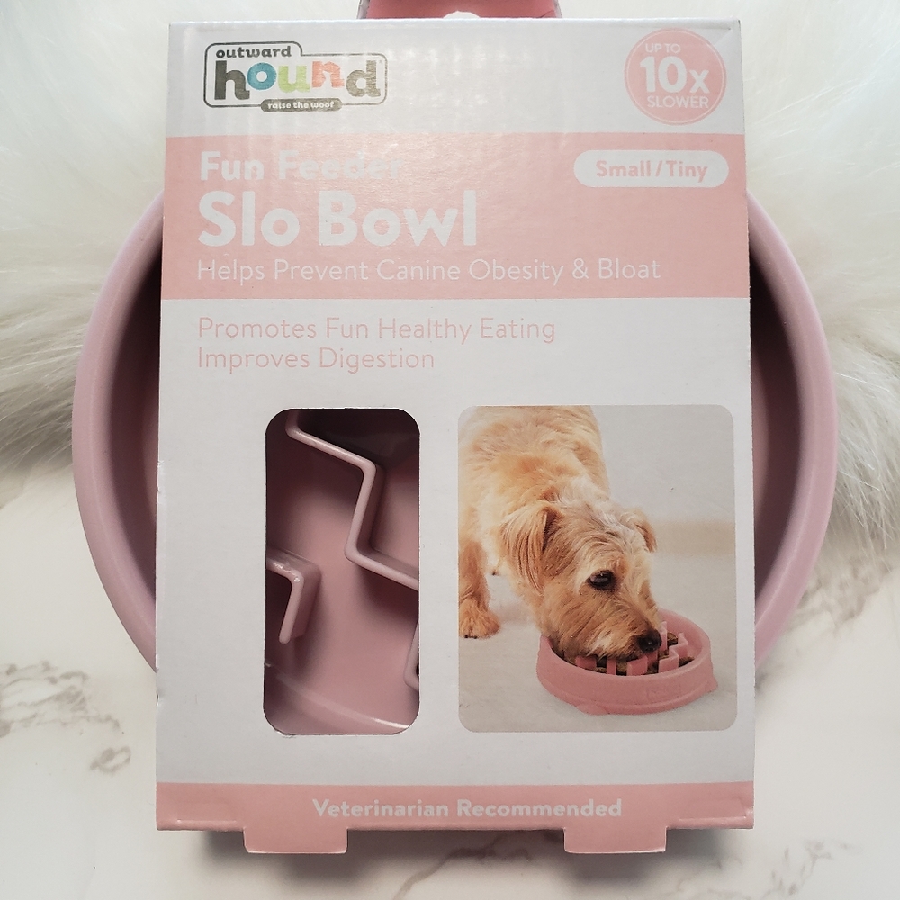 Outward hound. Fun Feeder Slo Bowl. Small dog bowl